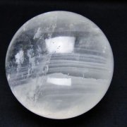 虹入り カルサイトファントム 丸玉 75mm [t758-2314]