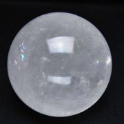 虹入り カルサイト 丸玉 75mm [t758-2316]