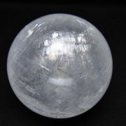虹入り カルサイト 丸玉 76mm [t758-2318]