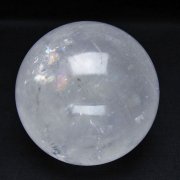 虹入り カルサイト 丸玉 74mm [t758-2324]