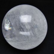 虹入り カルサイト 丸玉 71mm [t758-2326]