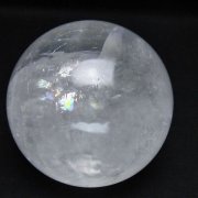 虹入り カルサイト 丸玉 72mm [t758-2334]