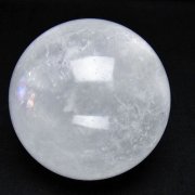 虹入り カルサイト 丸玉 69mm [t758-2342]