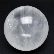 虹入り カルサイトファントム 丸玉 65mm [t758-2345]