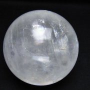 虹入り カルサイト 丸玉 72mm [t758-2379]