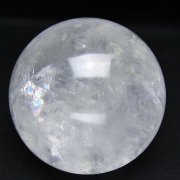 虹入り カルサイト 丸玉 80mm [t758-2417]