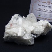 レムリアンシード 水晶 クラスター ミナスジェライス州コリント産 ※証明書付き [t759-1247]