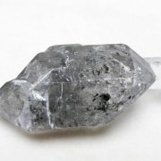 スティブナイト（輝安鉱）入り | ハーキマーダイヤモンド水晶 原石[T768-2541]