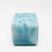 ラリマー キューブ型 タンブル [t77-4073]