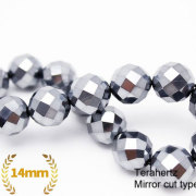 ★細胞活性化・健康★ テラヘルツブレスレット 64面ミラーカット14mm 《rv》   [T793-20]