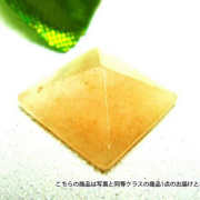 赤インド翡翠ピラミッド置物 パワーストーン 天然石 誠安 卸 《rv》 [T795-1]