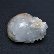 スーパーファントム水晶 龍亀 置物 [t801-524]