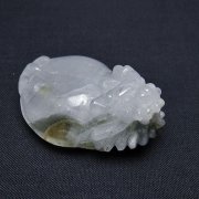 スーパーファントム水晶 龍亀 置物[T801-536]