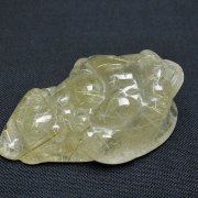 ゴールドタイチンルチル金蟾 置物[T801-555]