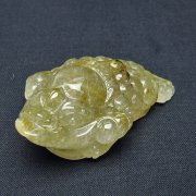 ゴールドタイチンルチル金蟾 置物 [t801-632]