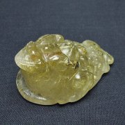 ゴールドタイチンルチル金蟾 置物 [t801-641]
