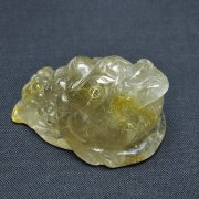 ゴールドタイチンルチル金蟾 置物 [t801-690]