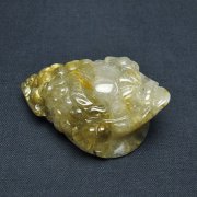 ゴールドタイチンルチル金蟾 置物[T801-706]