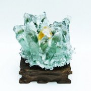 緑水晶 グリーンクォーツ クラスター [t802-5580]