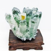 緑水晶 グリーンクォーツ クラスター[T802-5816]