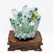 緑水晶 グリーンクォーツ クラスター[T802-5832]