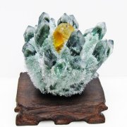 緑水晶 グリーンクォーツ クラスター[T802-5884]