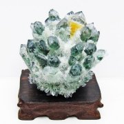 緑水晶 グリーンクォーツ クラスター [t802-5886]
