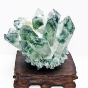 緑水晶 グリーンクォーツ クラスター[T802-5900]
