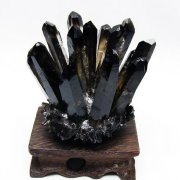 黒水晶 六角柱 ［モリオン］ パワーストーン 天然石 モリオン 純天然 黒水晶 六角柱[T43-7992]