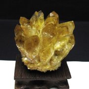 黄水晶 イエロークォーツ クラスター  [t802-6296]
