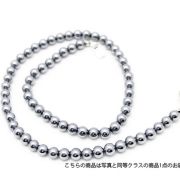 ★細胞活性化・健康★ テラヘルツネックレス ラウンド 6.5mm 高純度15N 《rv》  [T821-3]