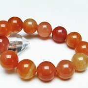 アゲート ブレスレット 18mm [t85-10409]