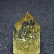 虹入り シトリン水晶 六角柱 [t98-1945]