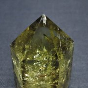 虹入り シトリン水晶 六角柱[T98-2347]