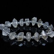 オイルインクォーツ （石油入り 水晶）  ブレスレット  パキスタン産 [T99-5771]