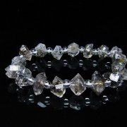 オイルインクォーツ （石油入り 水晶）  ブレスレット  パキスタン産 [T99-5773]