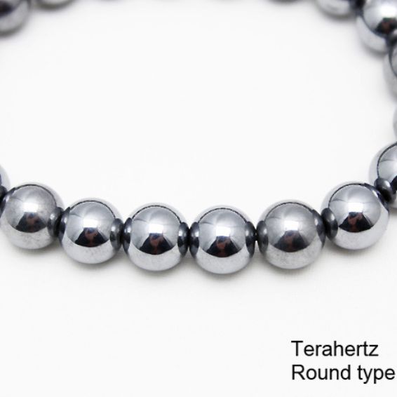 ★細胞活性化・健康★ テラヘルツブレスレット ラウンド9mm 《rv》   [T10-974]