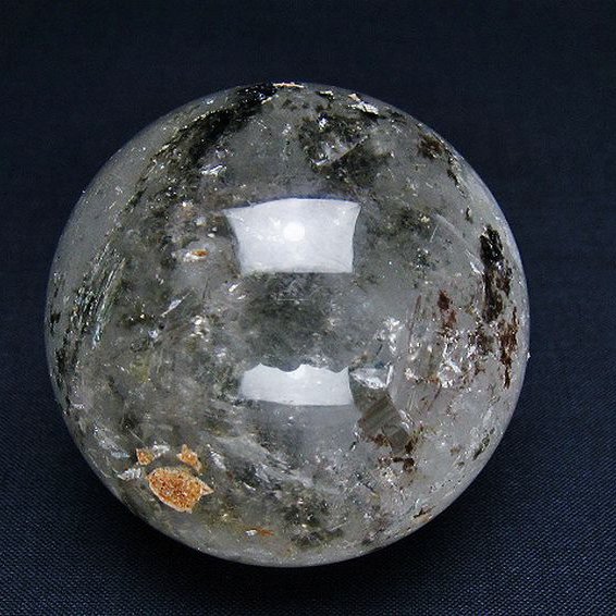 ガーデン水晶 丸玉 59mm [t100-4658]