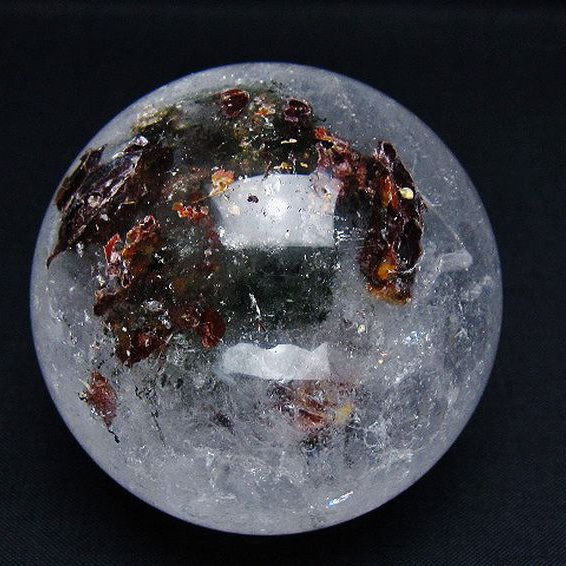 ガーデン水晶 丸玉 66mm [T100-4663]