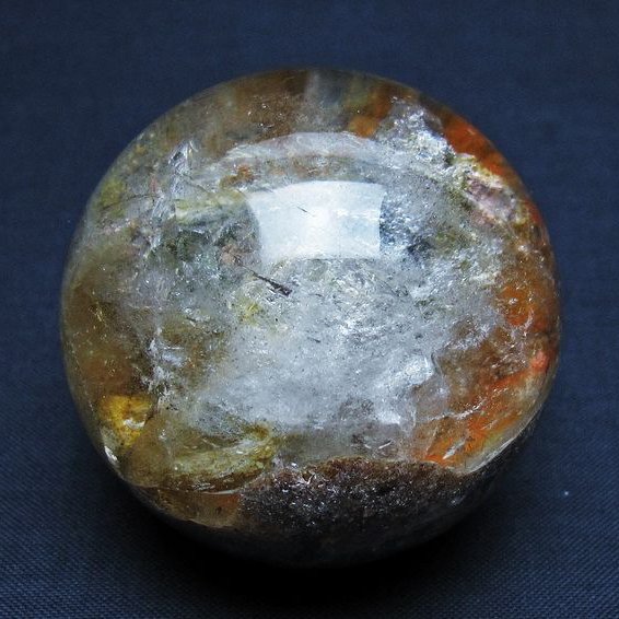 ガーデン水晶 丸玉 50mm [T100-4813]