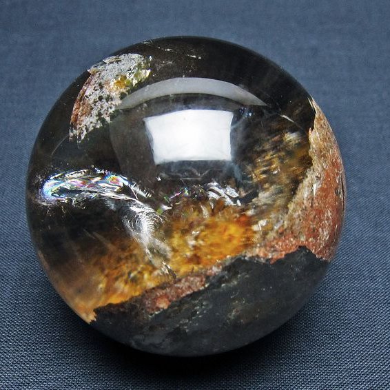 ガーデン水晶 丸玉 56mm [T100-4829]