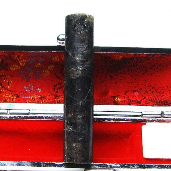 ゴールドタイチンルチル黒虎目石 印材 12mm [T101-81]