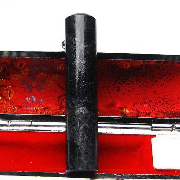 ゴールドタイチンルチル黒虎目石 印材 12mm [T101-96]