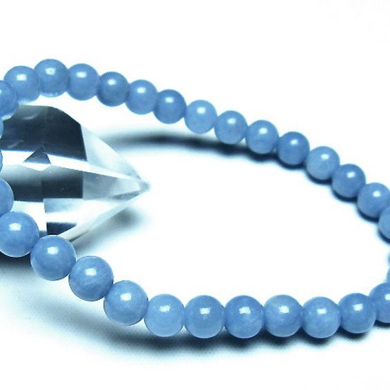 エンジェライト 天使の石 ブレスレット 6mm [t104-3986]
