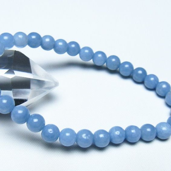 エンジェライト 天使の石 ブレスレット 6mm [t104-4187]