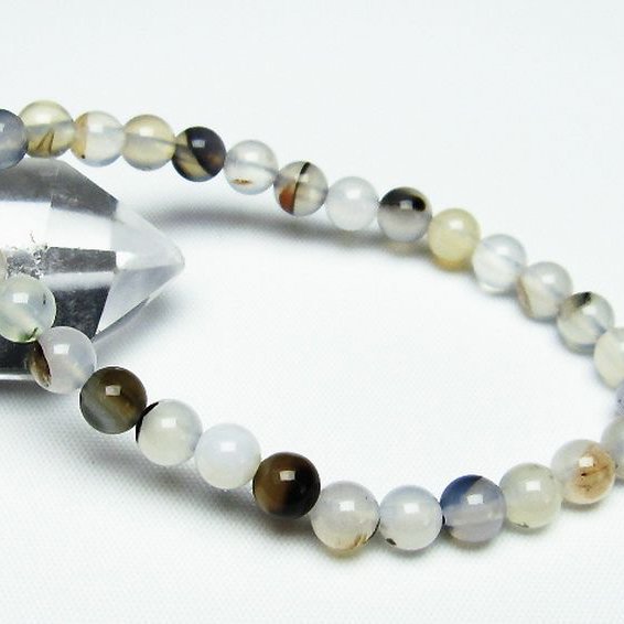 デンドリック アゲート ブレスレット 6mm [t108-5563]