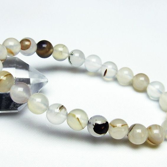 デンドリック アゲート ブレスレット 8mm [t108-5635]