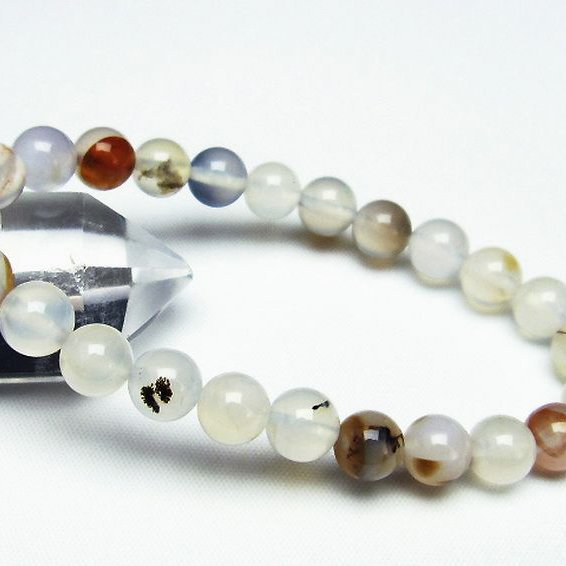 デンドリック アゲート ブレスレット 8mm [t108-5654]