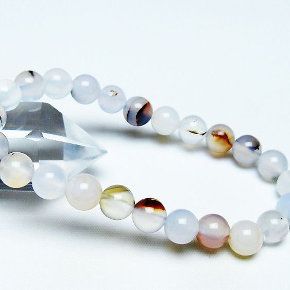 デンドリック アゲート ブレスレット 8mm [t108-6177]