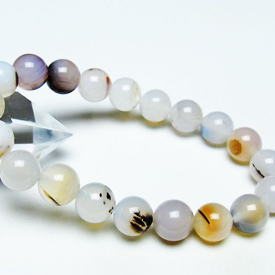 デンドリック アゲート ブレスレット 10mm [T108-6204]